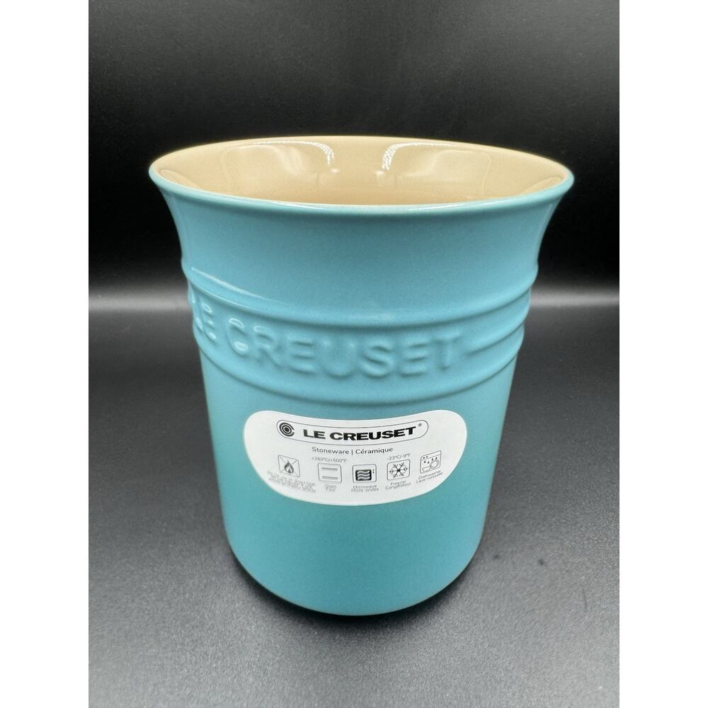 Le Creuset Caribbean Utensil Stoneware 1.1 Quart NWT